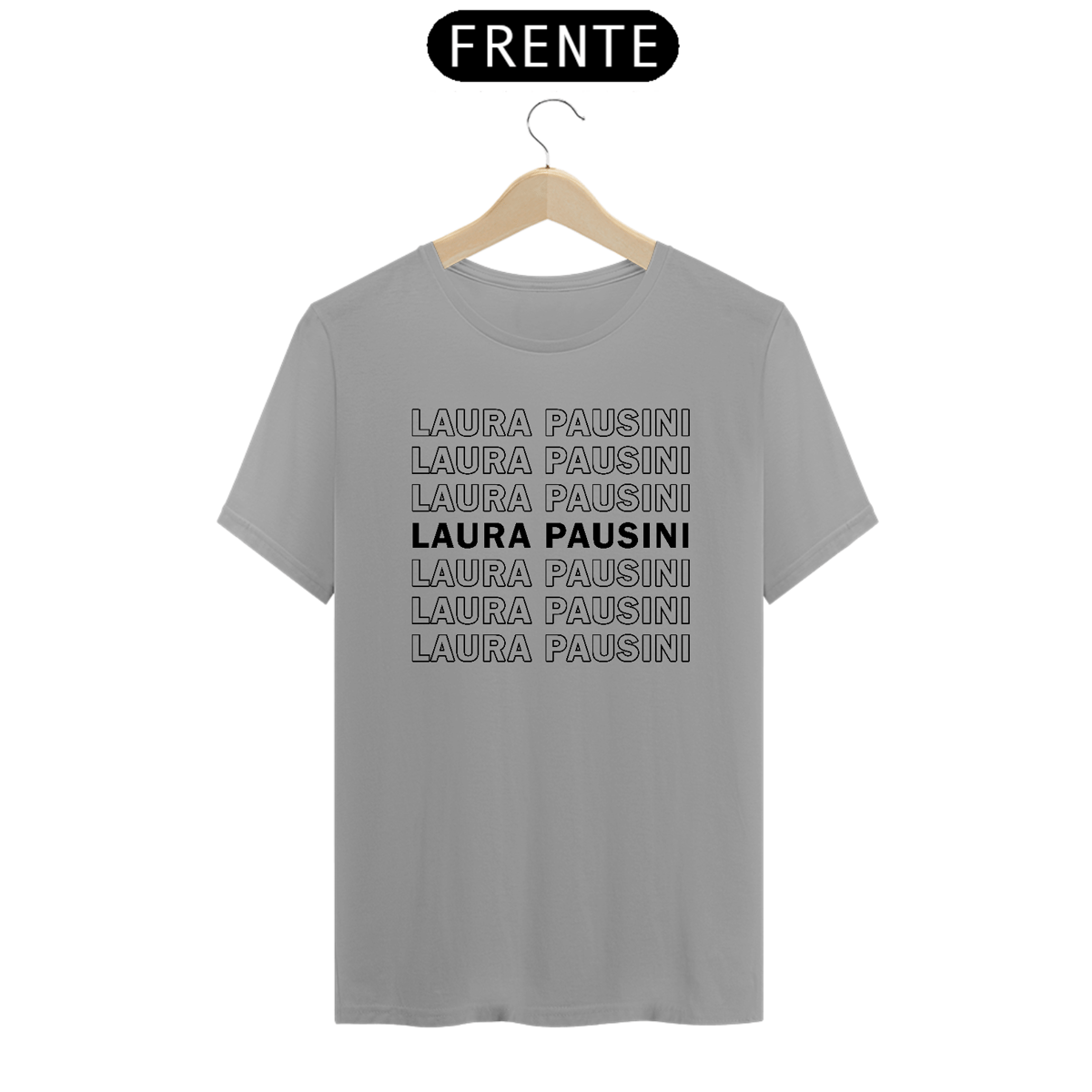 Nome do produto: Camiseta Unissex Laura Pausini Basic