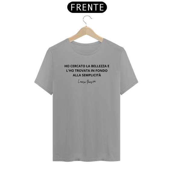 Camiseta Unissex Non ho Mai Smesso - clara