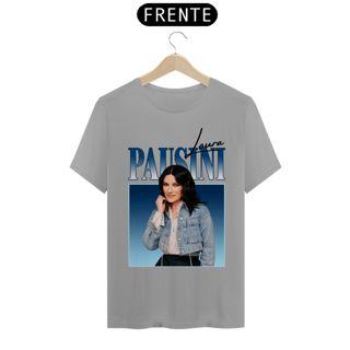 Nome do produto Camiseta Unissex Laura Pausini Azul - clara