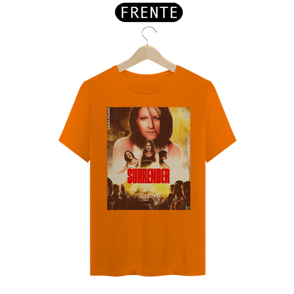Nome do produto: Camiseta Unissex Laura Pausini Surrender