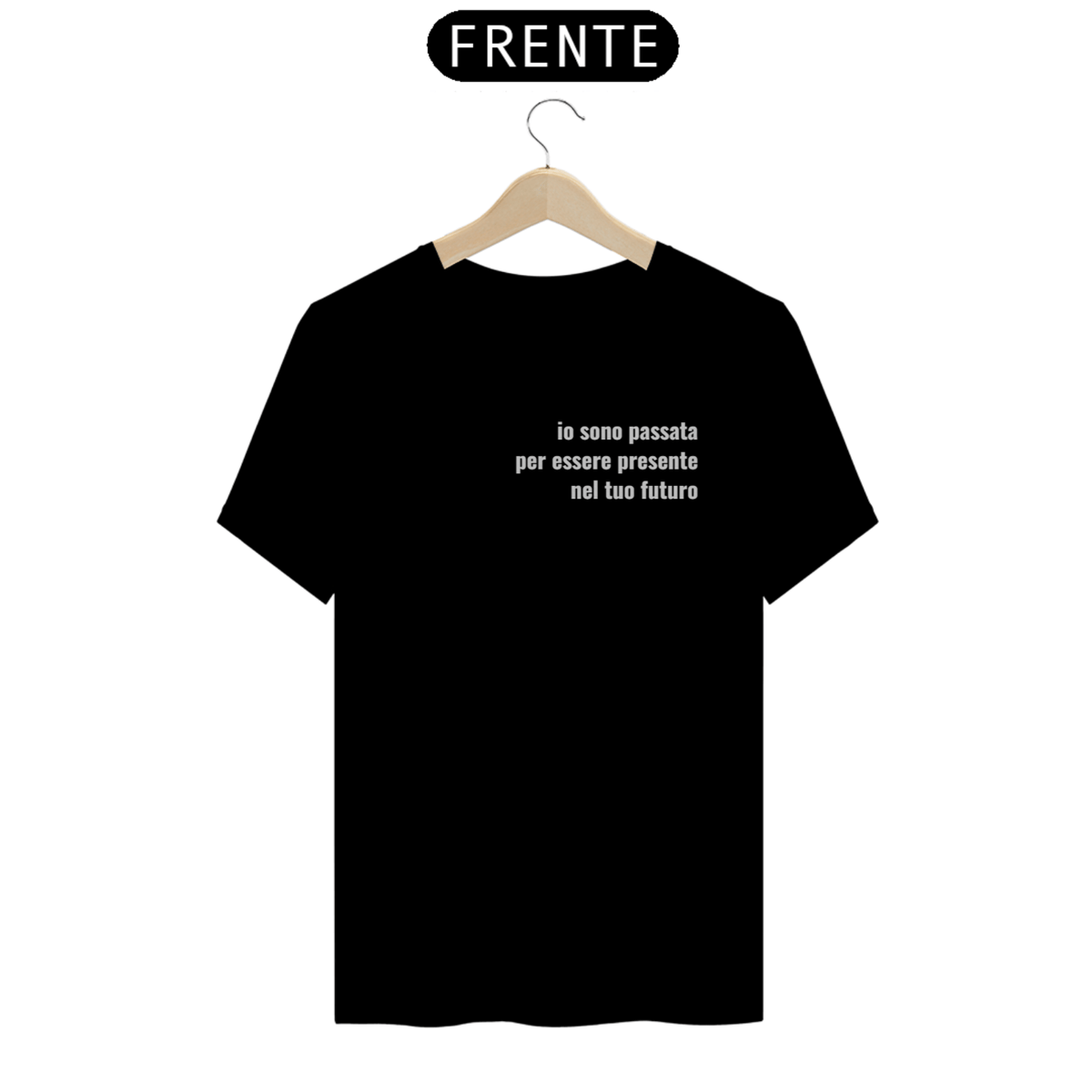 Nome do produto: Camiseta Unissex Passado/Presente/Futuro