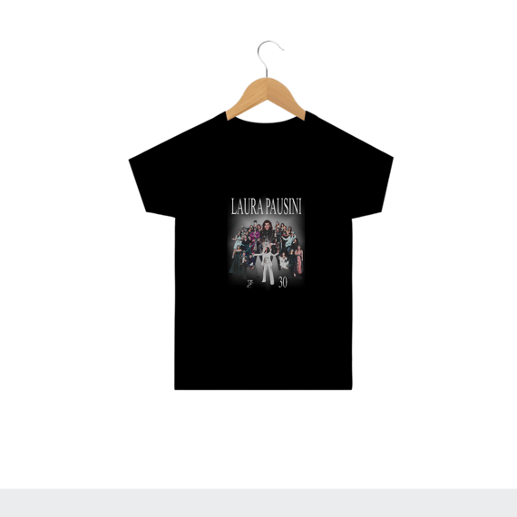 Camiseta Infantil Laura Pausini 30 anos