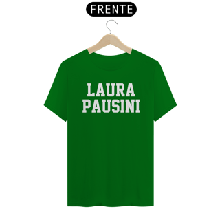 Nome do produto Camiseta Unissex Laura Pausini College - letra branca