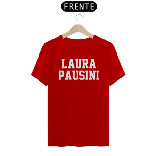 Nome do produto Camiseta Unissex Laura Pausini College - letra branca