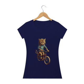 Nome do produto Camiseta Gato de Bike