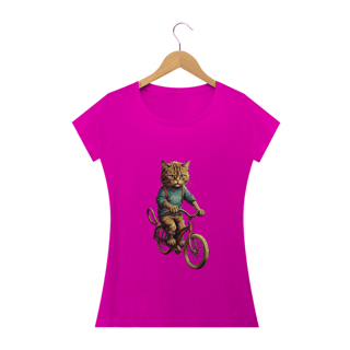 Nome do produto Camiseta Gato de Bike