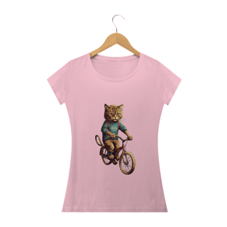 Nome do produto Camiseta Gato de Bike