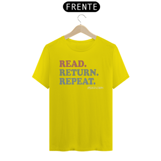 Nome do produto Camiseta Read Return Repeat