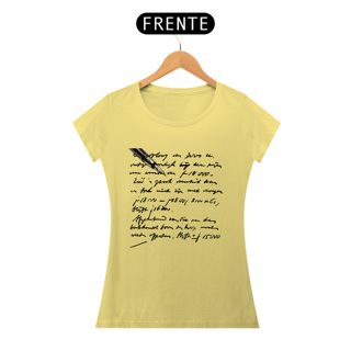 Nome do produto Camiseta Baby Long Estonada A Minha História