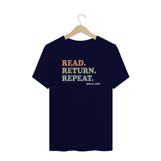 Nome do produto Camiseta Plus Size Read Return Repeat