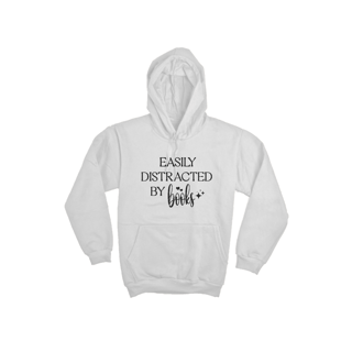 Moletom Canguru Easily Distracted by Books