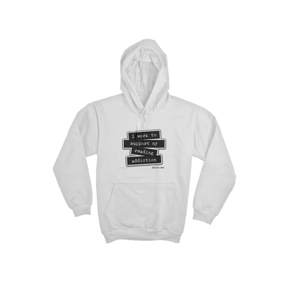 Moletom Canguru I Work To Support My Reading Addiction