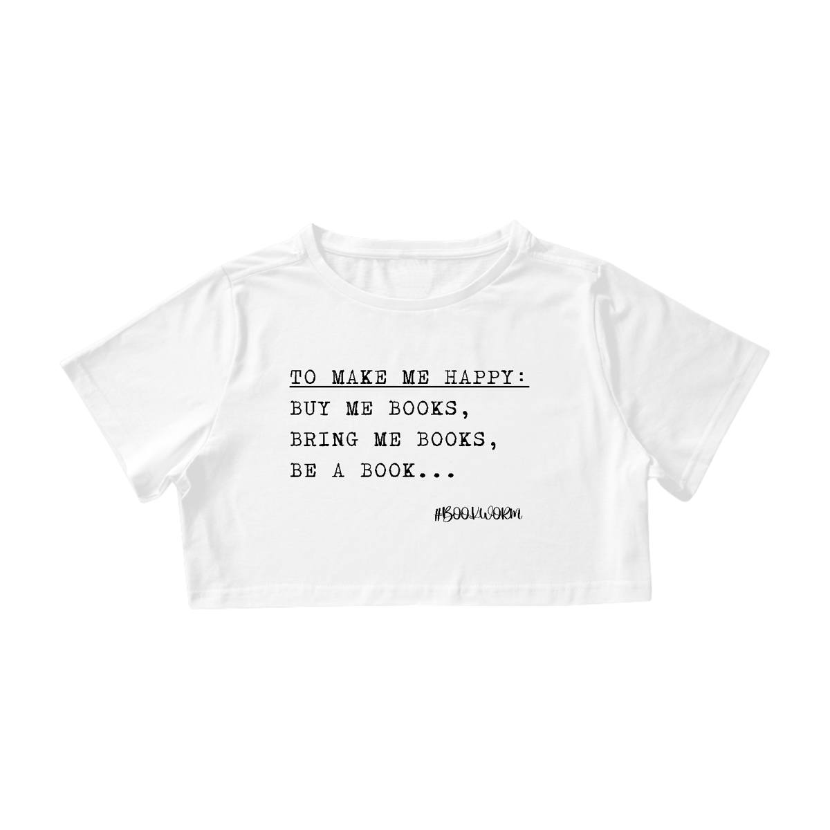 Nome do produto: Cropped To Make Me Happy