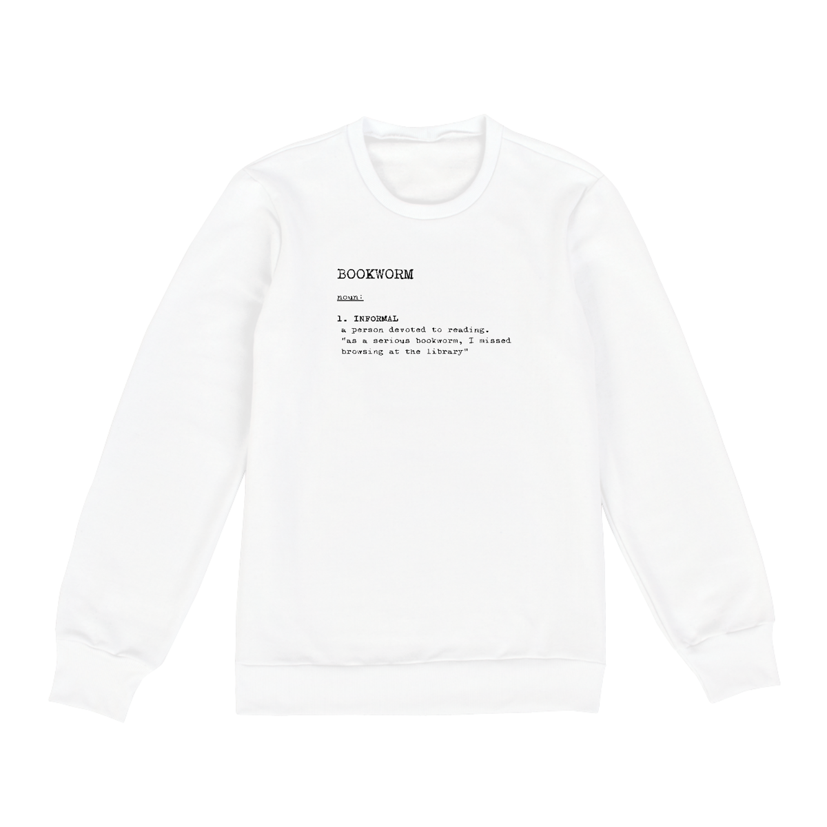 Nome do produto: Moletom Bookworm noun