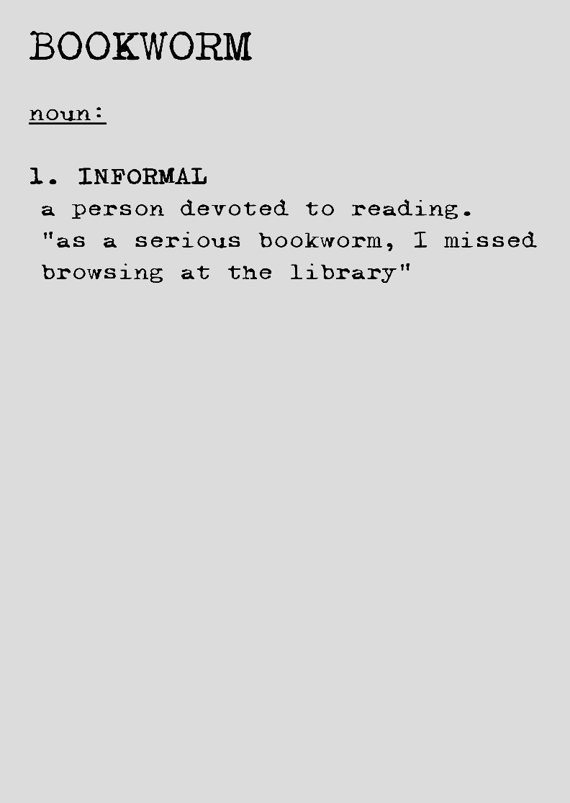 Pôster Bookworm
