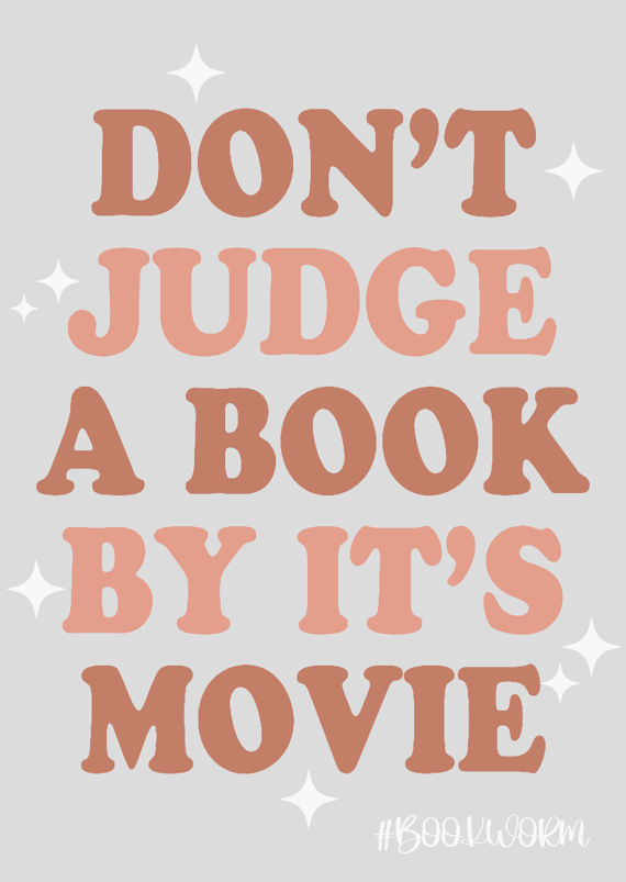 Pôster Don't Judge a Book By it's Move