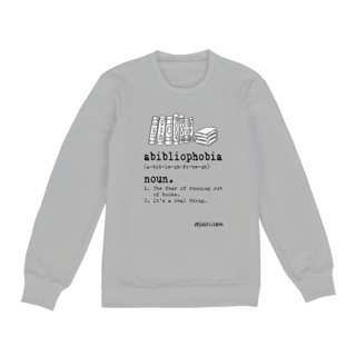 Nome do produto Moletom Abibliophobia