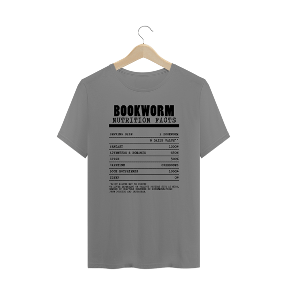 Camiseta Plus Size Nutrition Facts