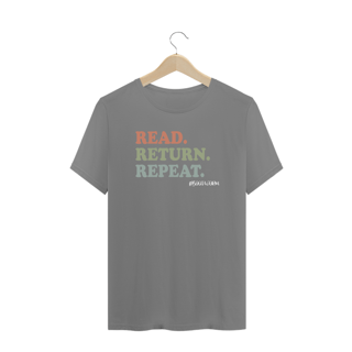 Nome do produto Camiseta Plus Size Read Return Repeat