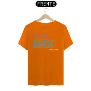 Nome do produto Camiseta Read Return Repeat