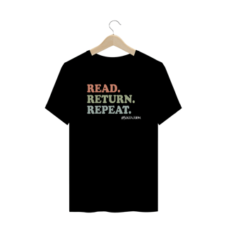 Nome do produto Camiseta Plus Size Read Return Repeat
