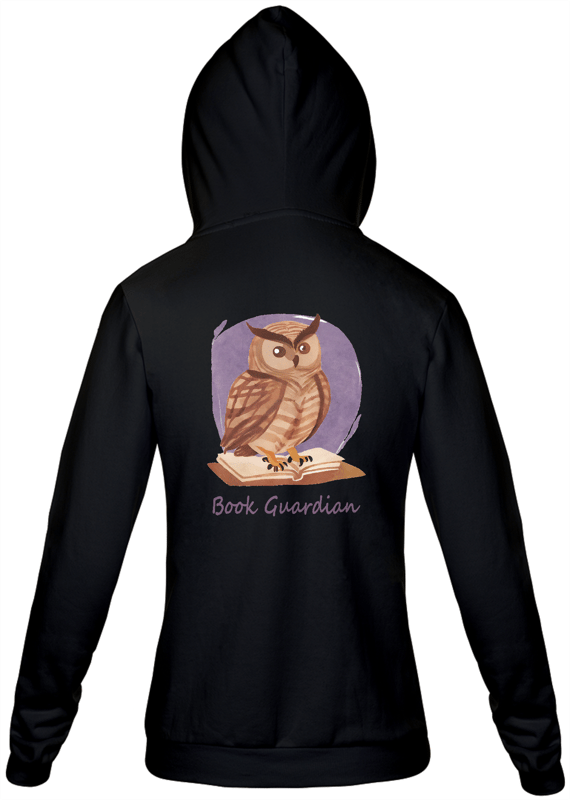 Moletom Capuz Book Guardin (Guardião do livro)