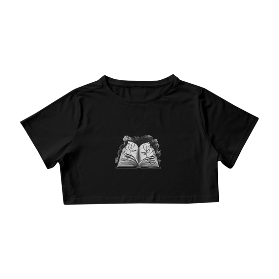 Camiseta Cropped  Virando a Página