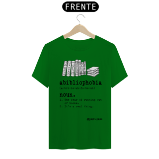 Nome do produto Camiseta Abibliophobia