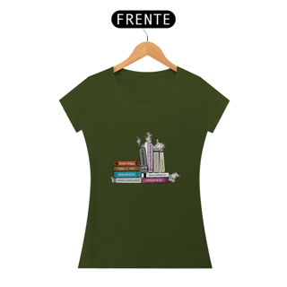 Nome do produto Camiseta Feminina Baby Long Biblioteca Nacional