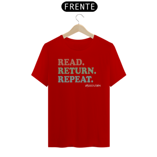 Nome do produto Camiseta Read Return Repeat