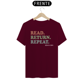 Nome do produto Camiseta Read Return Repeat