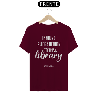 Nome do produto Camiseta Return To The Library