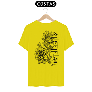 Nome do produto Camiseta Street Flair Rose (Estampa Preta) - Linha Quality