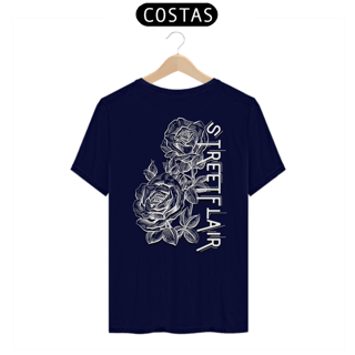 Nome do produto Camiseta Street Flair Rose (Estampa Branca) - Linha Quality