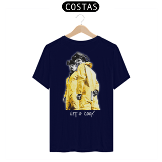Nome do produto Camiseta Let's Cook - Breaking Bad - Heisenberg e pinkman - Linha Quality