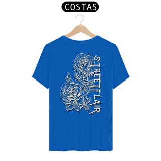 Nome do produto Camiseta Street Flair Rose (Estampa Branca) - Linha Quality
