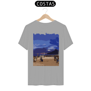 Nome do produto Camiseta Praia de Ipanema Morro dois Irmãos - Linha Quality