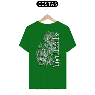 Nome do produto Camiseta Street Flair Rose (Estampa Branca) - Linha Quality