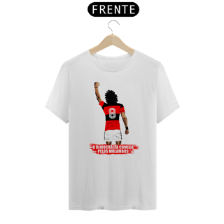 Nome do produto A Democracia começa pelos Mulambos - T-Shirt Prime - preto/branco
