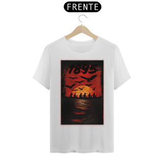 Nome do produto 6 Jovens Remadores - T-Shirt Prime - Preto/Branco
