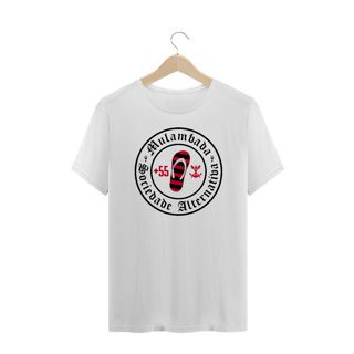 Nome do produto Sociedade Alternativa (+55) - Plus Size - Cinza/Branco