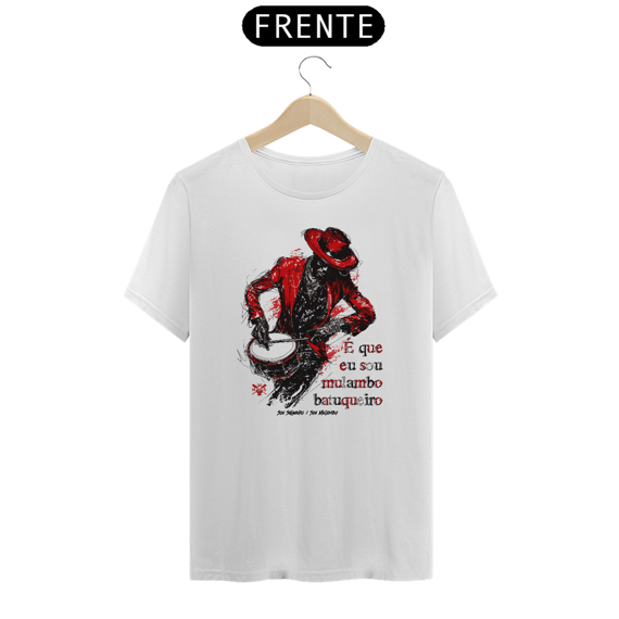 Sou Mulambo Sou Salgueiro - t-shirt prime - Branco/Cinza