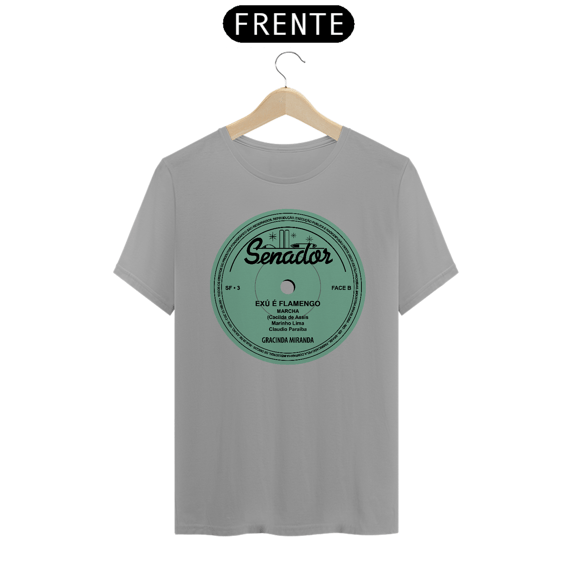 Senador - Exú é Flamengo - T-shirt Quality - Vermelho/Preto/Branco/Cinza