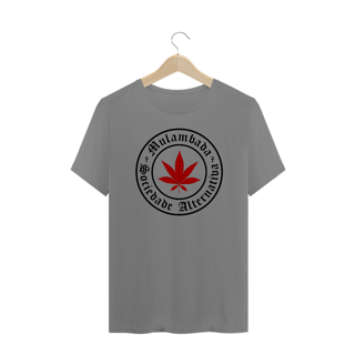 Sociedade Alternativa (weed) - Plus Size - Cinza/Branco