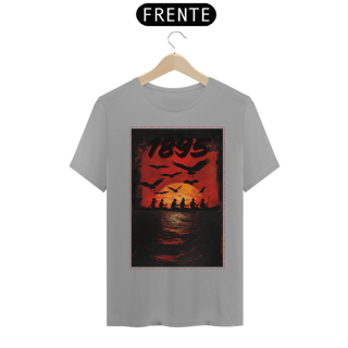 Nome do produto 6 Jovens Remadores - T-Shirt Quality - Preto/Cinza/Branco