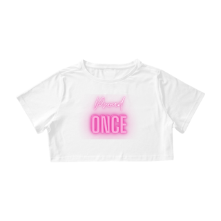 Nome do produto Cropped Proud Once - Twice