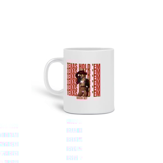 Caneca TEXAS HOLD 'EM - Beyoncé
