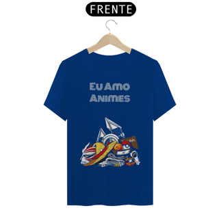 Nome do produto Camiseta Masculina (Eu Amo Animes)