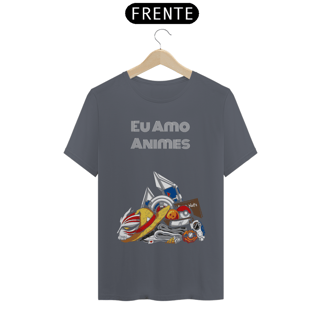 Nome do produto Camiseta Masculina (Eu Amo Animes)