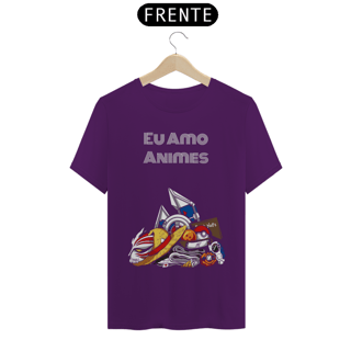 Nome do produto Camiseta Masculina (Eu Amo Animes)